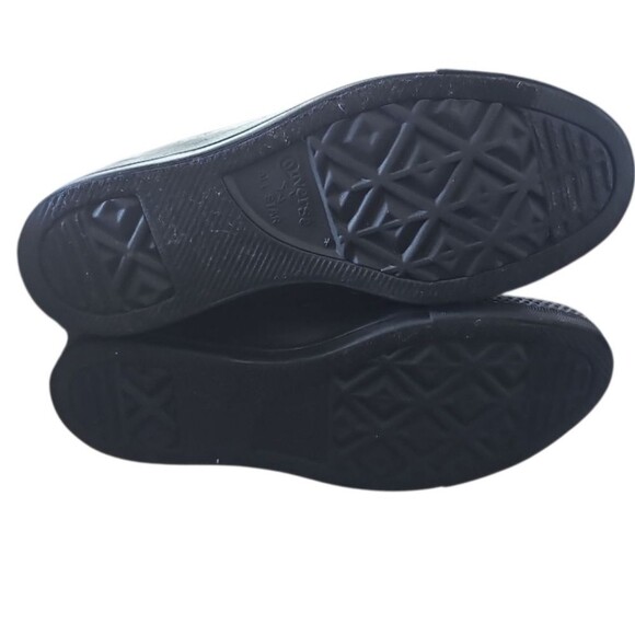 Monochromatic Black Low Ox Converse Sneakers Men’s Size 6 Casual Streetwear - Picture 10 of 12